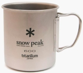 Кружка Snow Peak MG-044R Titanium Single Wall Cup 600ml 