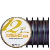 Плетеный шнур DAIWA UVF MEGA SENSOR 12 BRAID EX+SI 100M #1.5 (арт.181847532)