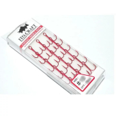 Рыболовный крючок ITO CRAFT EXPERT TREBLE HOOK ET-65R #10 RED