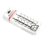 Рыболовный крючок ITO CRAFT EXPERT TREBLE HOOK ET-65HB #8 BLACK