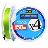 Шнур Duel Hardcore X4 150m 0.209mm 10.0kg Green #1.5 (H3277-MG)