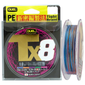 Шнур Duel Tx8 200M 12.2kg (0.19mm) 5Color #1.2  (H4335-5C)
