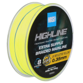 Шнур Nash Highline Floating Braid UV Yellow Yellow 40lb 0.35mm 600m 1 шт