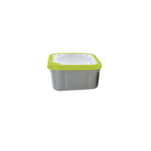 Коробка герметичная для насадок и прикормки Matrix Bait Boxes Solid Top Grey-Lime 1.1pt 0,63л 1шт