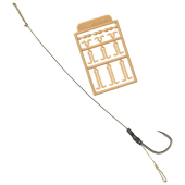 Готовый поводок KORDA SOLIDZ PVA RIG WIDE GAPE Size 4/18LB 1шт