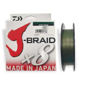 Плетеный шнур Daiwa J-Braid X8 Dark Green 0,28mm 58Lb/26,5кг 300m