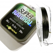 Поводковый материал Korda Super Natural Weedy Green 25lb/11,3kg 20м