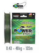 Шнур Power Pro Moss Green 0,43mm/48kg 135m