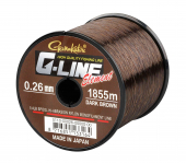 Леска Gamakatsu G-Line Element Dark Brown 0.26mm, 5.00kg  1855m (34842)