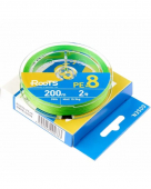 Плетений шнур GOSEN ROOTS PE X8 200M LIGHT GREEN #2
