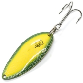 Блешня Dardevle Devle Dog King 65мм 21g #Scale Yel/Lt Green Sides (5548) 