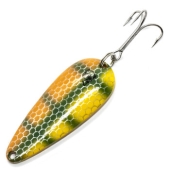 Блешня Dardevle Rokt Imp 55мм 21g #Orange/Green Perch Scale (1236) 