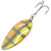 Блешня Dardevle Devle Dog King 65мм 21g #Orange/Green Perch Scale (5533) 