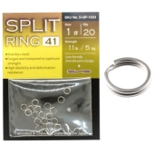 Кільця заводні BKK Split Ring-41 #1 (D-SP-1033) 