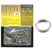 Заводные кольца BKK Split Ring-41 #4 (D-SP-1036)