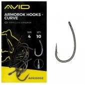 Гачки Avid Carp Armorok Curve Size 8 10шт 