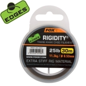 Поводочний матеріал моно Fox Edges Rigidity Trans Khaki 25lb/0.53mm 30m 