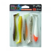 Штучна приманка Rage Ultra UV Spikey Shad Mixed Color Pack 6cm x 5 6cm 5шт 