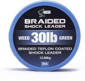 Шок лідер Nash Braided Shock Leader Green 50lb 22,7kg 25m 