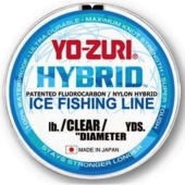 Леска Yo-Zuri Hybrid Ice 55YD 1Lbs 50m (0.127mm) (R1403-CL)