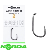 Крючки безбородые Korda Basix Wide Gape Hook Barbless Size 8 10шт