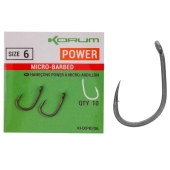 Крючки Korum Xpert Power Hooks Micro Barbed Size 6 10шт