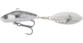 Тейл-спінер Savage Gear 3D Sticklebait Tailspin 73mm 13.0g Black Silver 