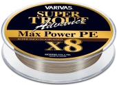 Шнур Varivas Super Trout Advance Max Power PE X8 150m (золотавий-білий) #0.8 16.7lb/7.26kg 