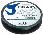 Шнур Daiwa J-Braid X4E 135m (Dark Green) 0.13mm 13lb/5.9kg