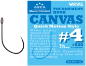 Крючок Varivas Super Trout Area Master Limited Tournament Hook Canvas №4 (15шт/уп) (арт.887721356366)