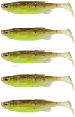 Силикон Savage Gear Fat Minnow T-Tail 105mm 11.0g Green Pearl Yellow (5 шт/уп)