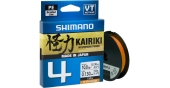 Шнур Shimano Kairiki 4 PE (Hi-Vis Orange) 150m 0.16mm 8.1kg