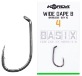 Крючок карповый Korda Basix Wide Gape Micro Barbed #4 (10 шт/уп)