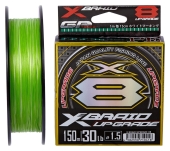 Шнур YGK X-Braid Upgrade X8 150m #0.6/0.128mm 14lb/6.3kg 