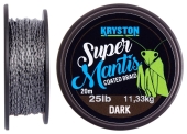 Поводковый материал Kryston Super Mantis Coated Braid 20m 15lb ц:dark silt (арт.887783260022)