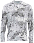 Реглан Simms SolarFlex Crewneck Prints XXL Cloud Camo Grey