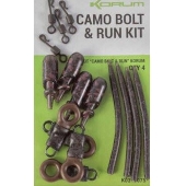 Набор скользящая оснастка Korum Camo Bolt & Run Kit