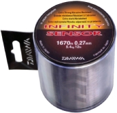 Волосінь Daiwa Infinity Sensor 1670m (корич.) 0.27mm 12lb/5.4kg 