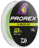 Шнур Daiwa Prorex UL Braid PE 135m (салат.) #0.30/0.09mm 4.7lb/2.1kg (арт.887721350091)