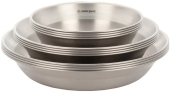 Набор посуды Snow Peak TW-021FK Renewed Tableware Set L Family Stainless steel (арт.887712000598)