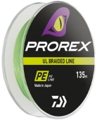 Шнур Daiwa Prorex UL Braid PE 135m (салат.) #0.25/0.08mm 3.9lb/1.8kg (арт.887721350090)