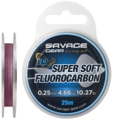 Флюорокарбон Savage Gear Super Soft EGI 25m 0.29mm 6.03kg Pink