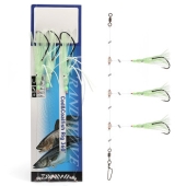 Оснастка Daiwa Grand Wave Cod &amp; Pollack Rig 150cm 0.7/0.7mm #7/0 Glow Octopus (16517-240)