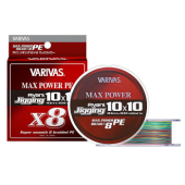 Шнур Varivas Avani Jigging Max Power X8 10*10 Multicolor 400m 28.8kg 0.330mm #4.0 (VA 13192)