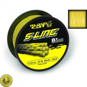 Шнур Black Cat S-Line Yellow 0.55mm 70kg 154lbs 450m