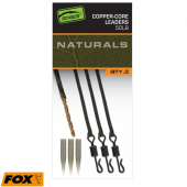 Готовая оснастка Fox Edges Naturals Copper-Core Leaders 50lb 75cm x3