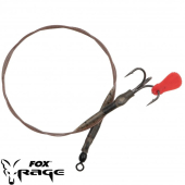 Готовый поводок Rage Predator Float Trace Barbed 52cm 40lb Size 4 1шт