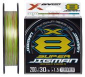 Шнур YGK X-Braid Super Jigman X8 200m #0.6/0.128mm 14lb/6.3kg