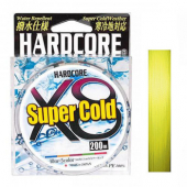 Шнур Duel Hardcore Super Cold X8 200m Hi-Vis Yellow 13.5kg 0.21mm #1.5 (H4483-Y)