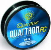 Леска-флюорокарбон Quantum Quattron LS, 0,25 мм, 50 м ()